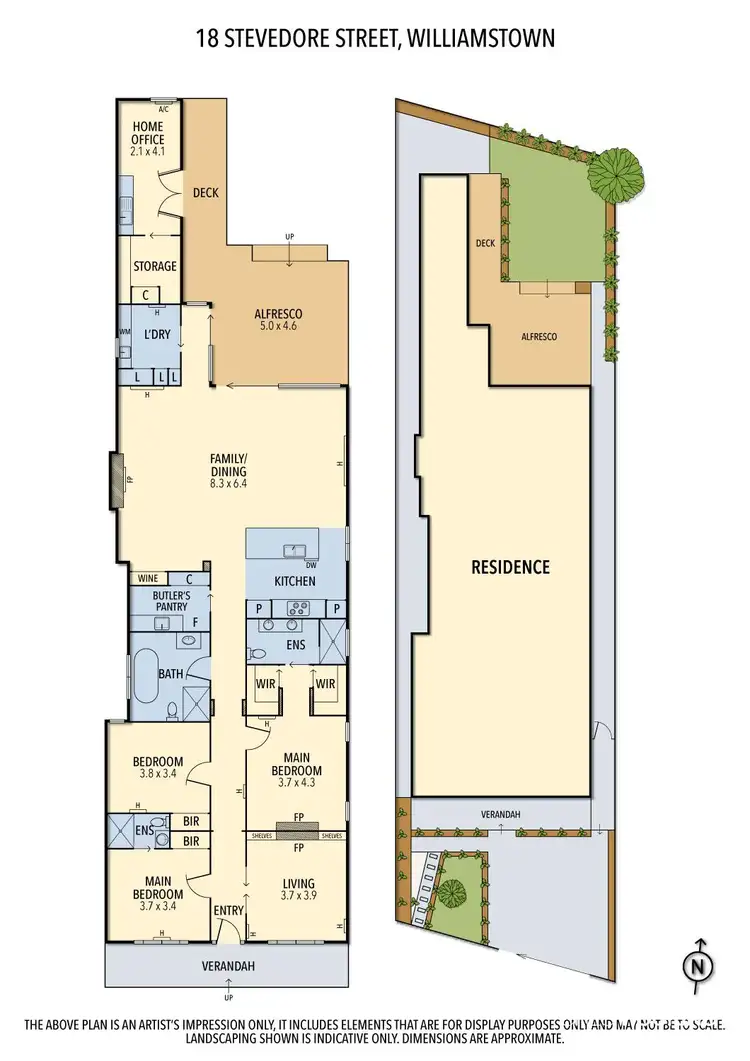 Floorplan of Homely house listing, 18 Stevedore Street, Williamstown VIC 3016