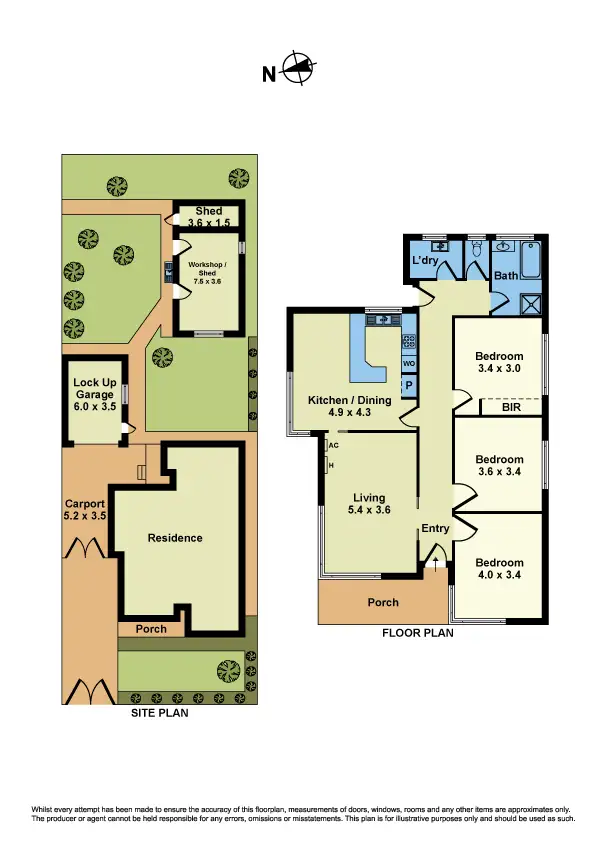 Floorplan of Homely house listing, 16 Mirls Street, Newport VIC 3015