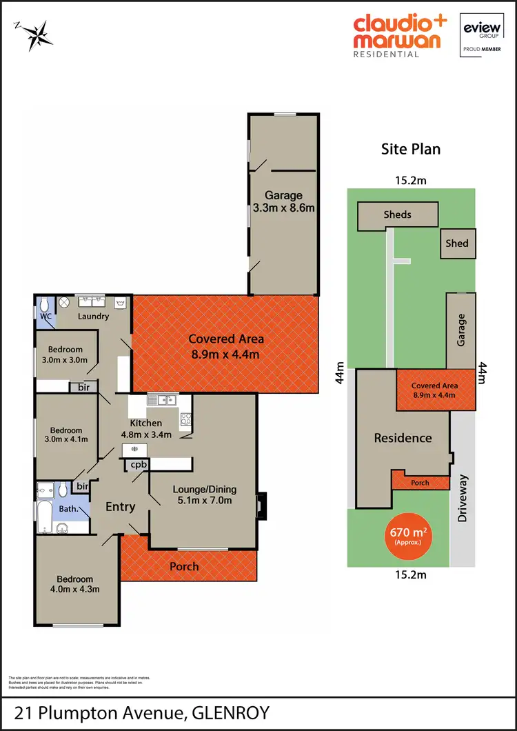 Floorplan of Homely house listing, 21 Plumpton Avenue, Glenroy VIC 3046