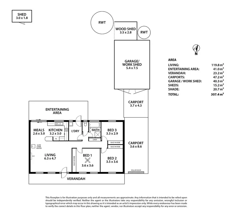 Floorplan of Homely house listing, 5 Liverpool Drive, Strathalbyn SA 5255