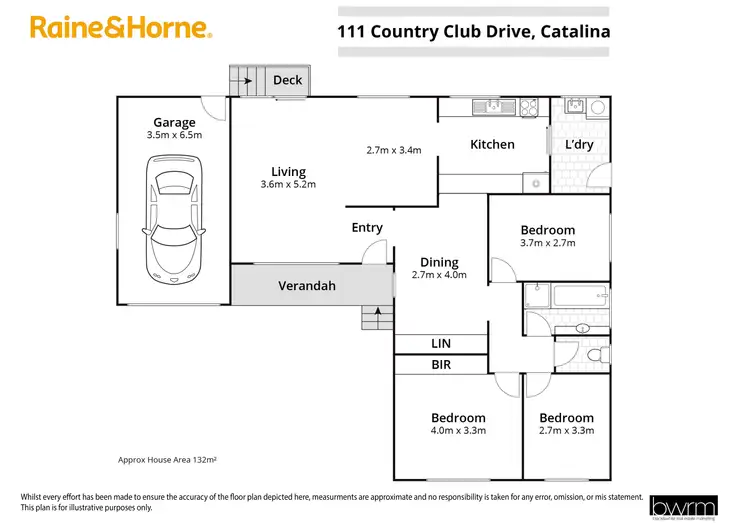Floorplan of Homely house listing, 111 Country Club Drive, Catalina NSW 2536