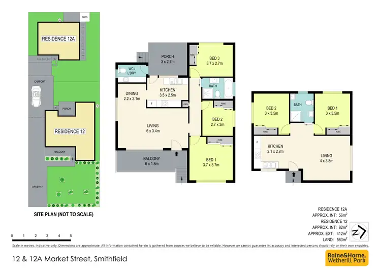 Floorplan of Homely house listing, 12 & 12a Market Street, Smithfield NSW 2164