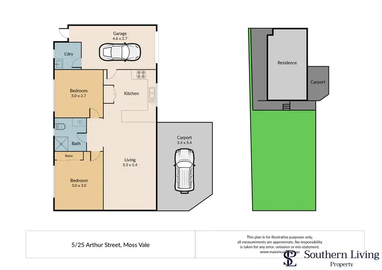 Floorplan of Homely villa listing, 5/25 Arthur Street, Moss Vale NSW 2577