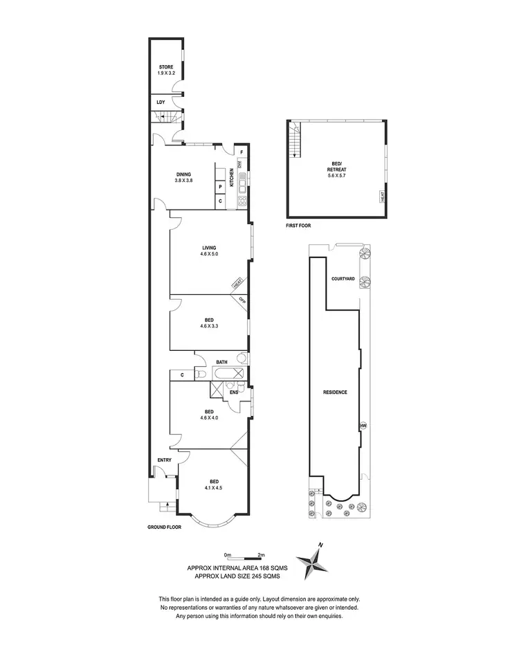 Floorplan of Homely house listing, 78 Story Street, Parkville VIC 3052