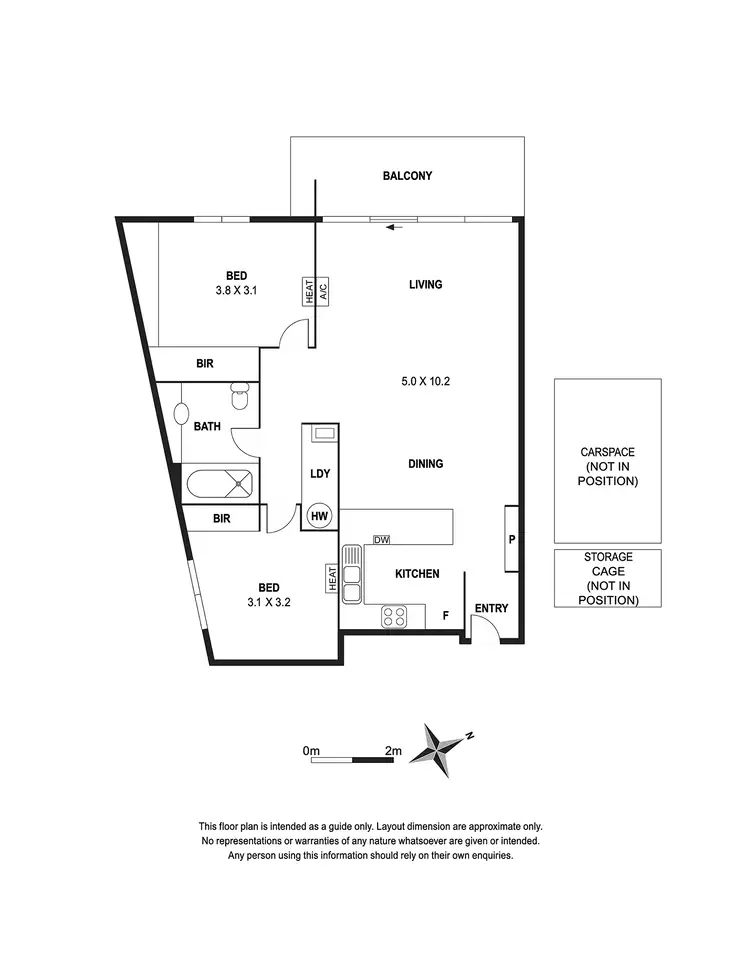 Floorplan of Homely apartment listing, 606/8 Howard Street, Richmond VIC 3121