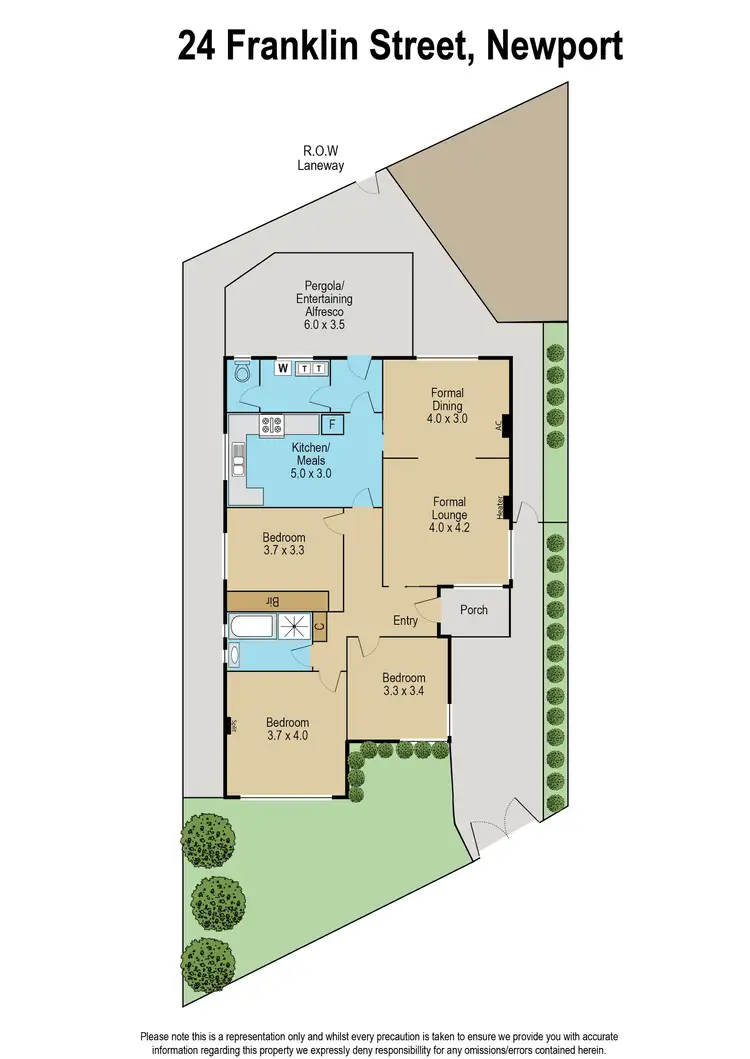 Floorplan of Homely house listing, 24 Franklin Street, Newport VIC 3015