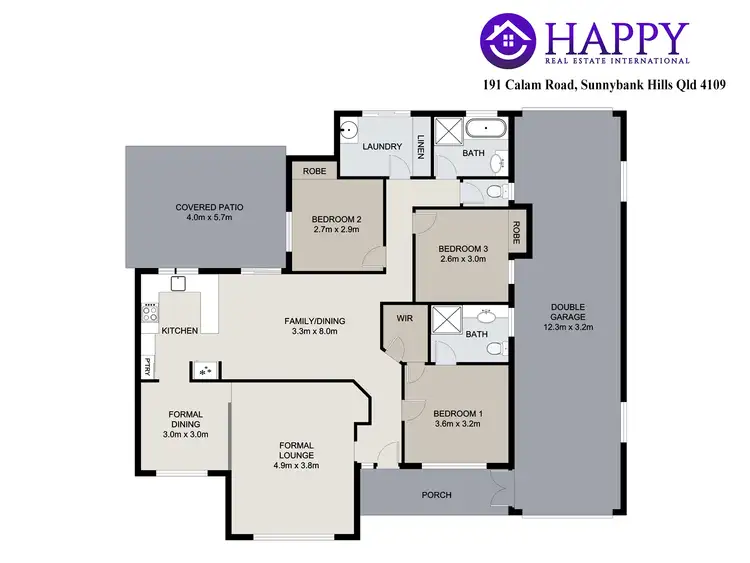Floorplan of Homely house listing, 191 Calam Road, Sunnybank Hills QLD 4109