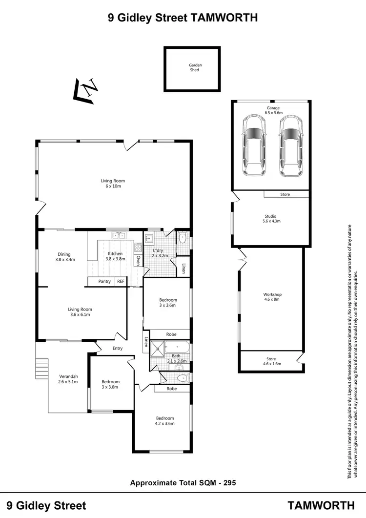 Floorplan of Homely house listing, 9 Gidley Street, Tamworth NSW 2340