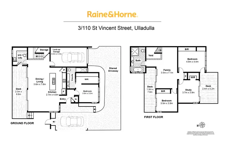 Floorplan of Homely townhouse listing, 2/110 St Vincent Street, Ulladulla NSW 2539