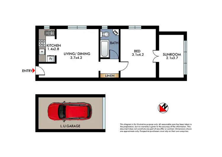Floorplan of Homely apartment listing, 5/118 Curlewis Street, Bondi Beach NSW 2026