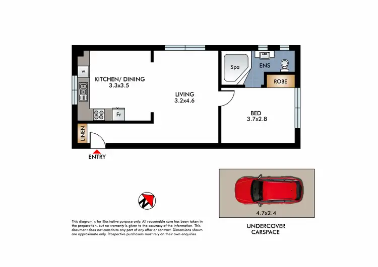 Floorplan of Homely apartment listing, 24/61 Curlewis Street, Bondi Beach NSW 2026