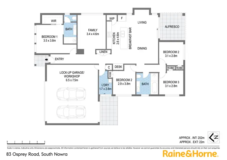 Floorplan of Homely house listing, 83 Osprey Road, South Nowra NSW 2541