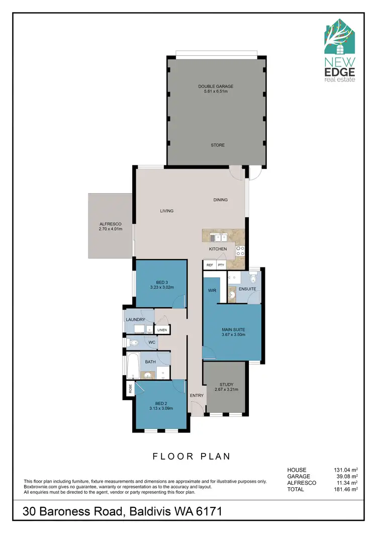 Floorplan of Homely house listing, 30 Baroness Road, Baldivis WA 6171