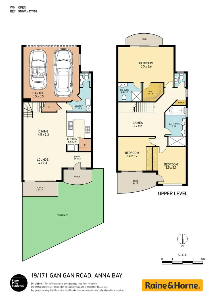 Floorplan of Homely townhouse listing, 19/171 Gan Gan Road, Anna Bay NSW 2316