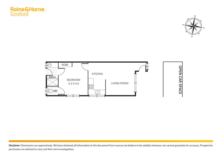 Floorplan of Homely apartment listing, 1/8 Margin Street, Gosford NSW 2250