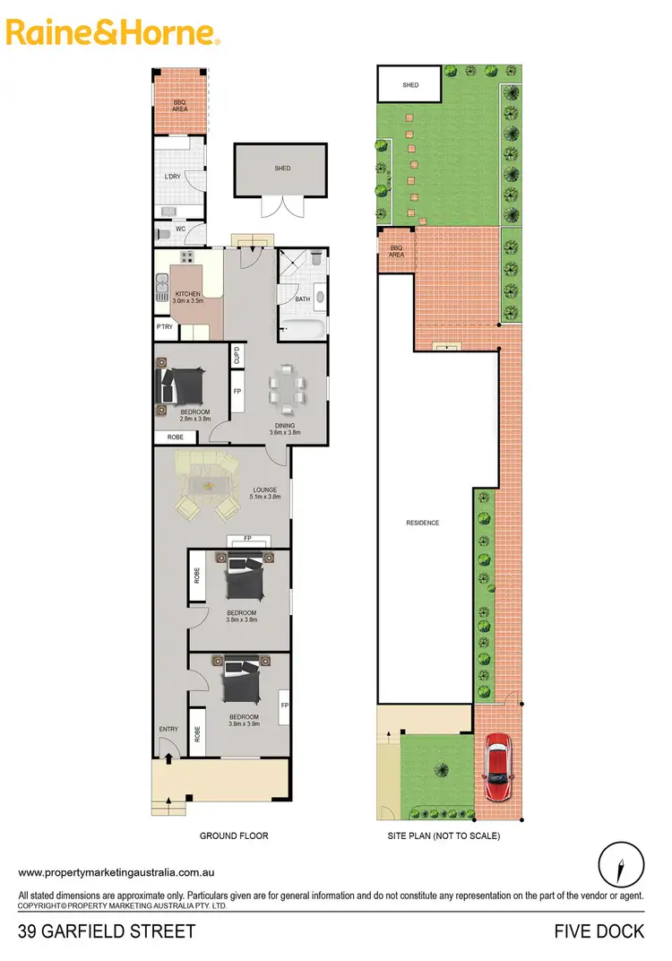 Floorplan of Homely house listing, 39 GARFIELD STREET, Five Dock NSW 2046