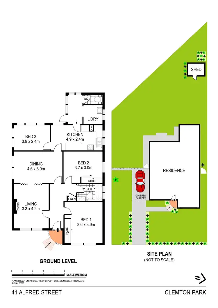 Floorplan of Homely house listing, 41 Alfred Street, Clemton Park NSW 2206