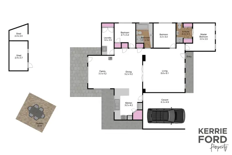 Floorplan of Homely house listing, 25 Canfield Crescent, Traralgon VIC 3844