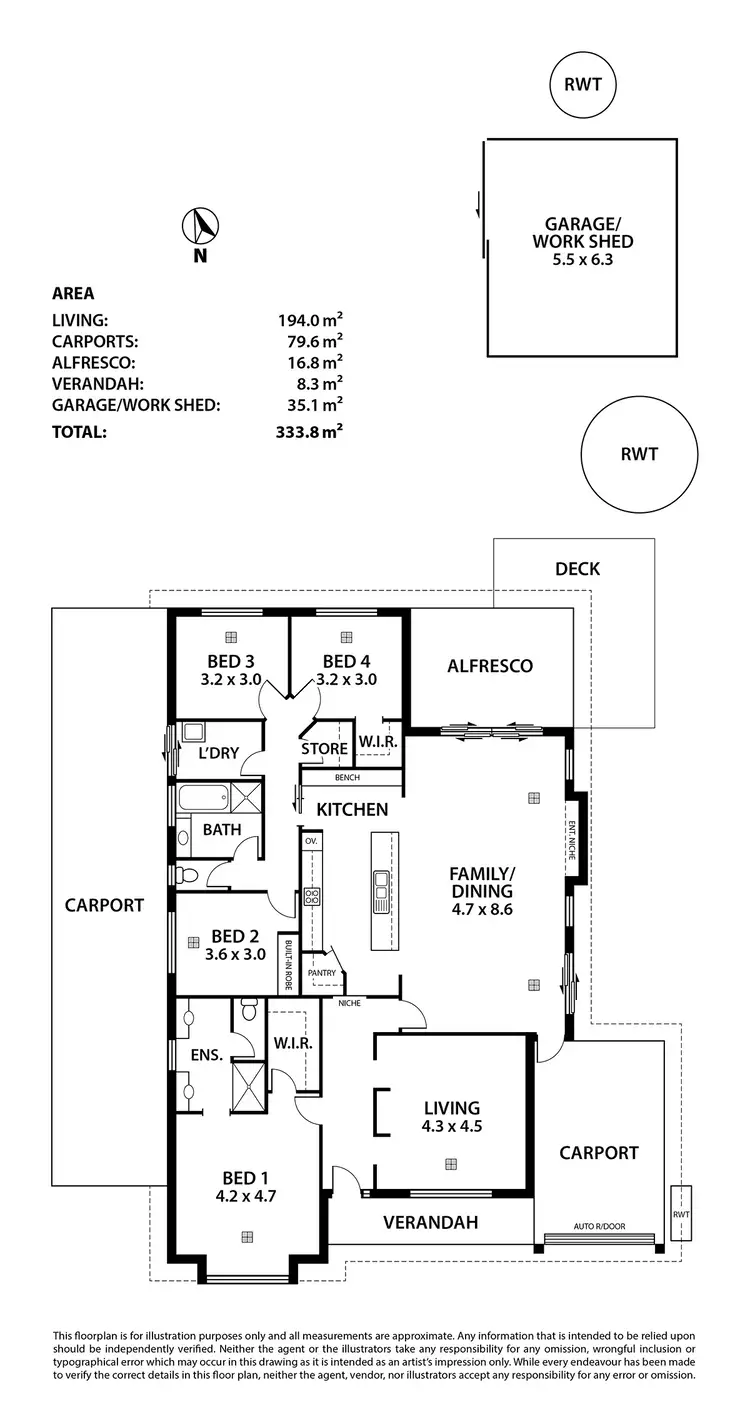 Floorplan of Homely house listing, 33 Daly Street, Springton SA 5235