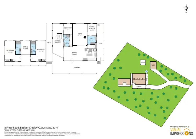 Floorplan of Homely house listing, 8 Fleay Road, Badger Creek VIC 3777