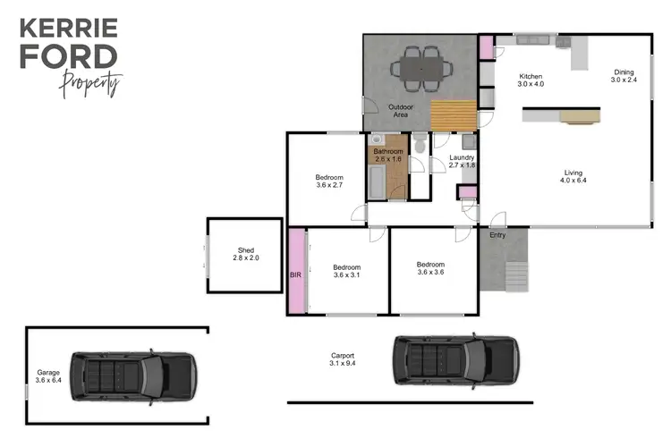 Floorplan of Homely house listing, 194 Princes Street, Traralgon VIC 3844