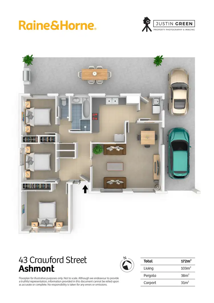 Floorplan of Homely house listing, 43 Crawford Street, Ashmont NSW 2650