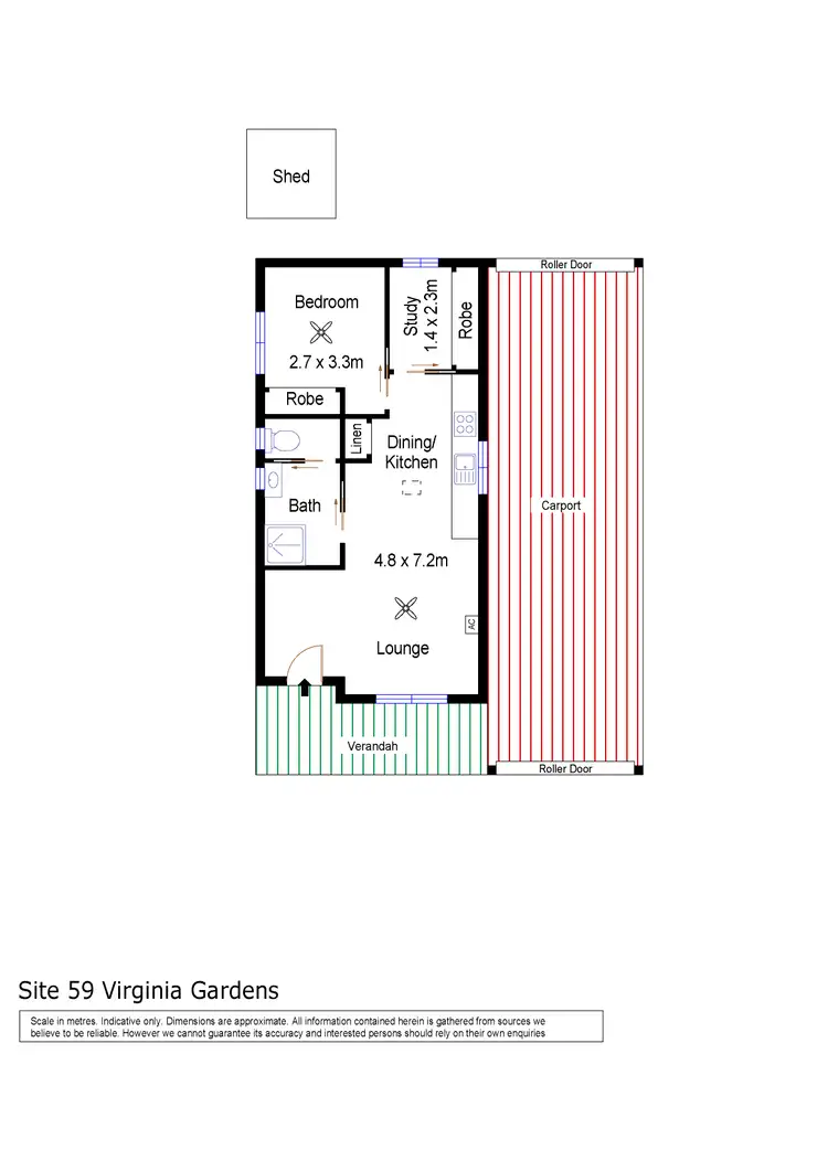 Floorplan of Homely house listing, Site 59/556 Kings Road, Virginia SA 5120