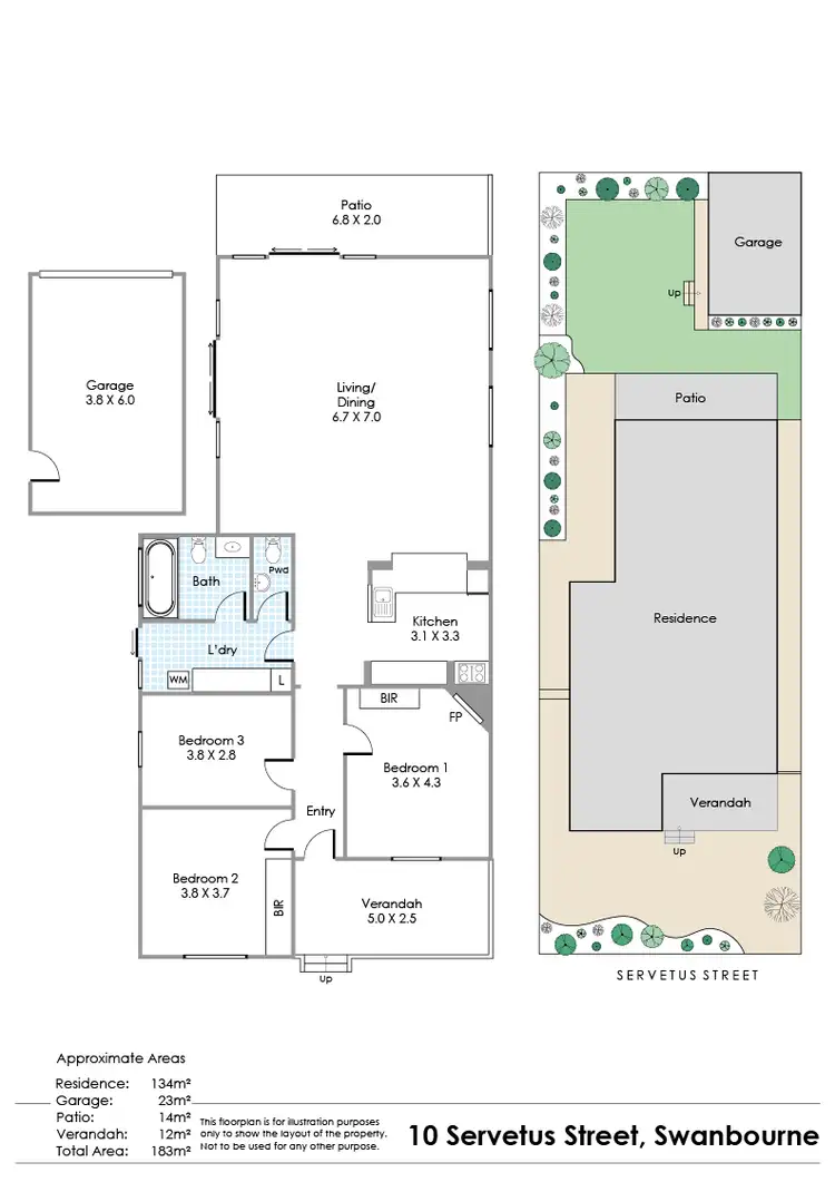 Floorplan of Homely house listing, 10 Servetus Street, Swanbourne WA 6010