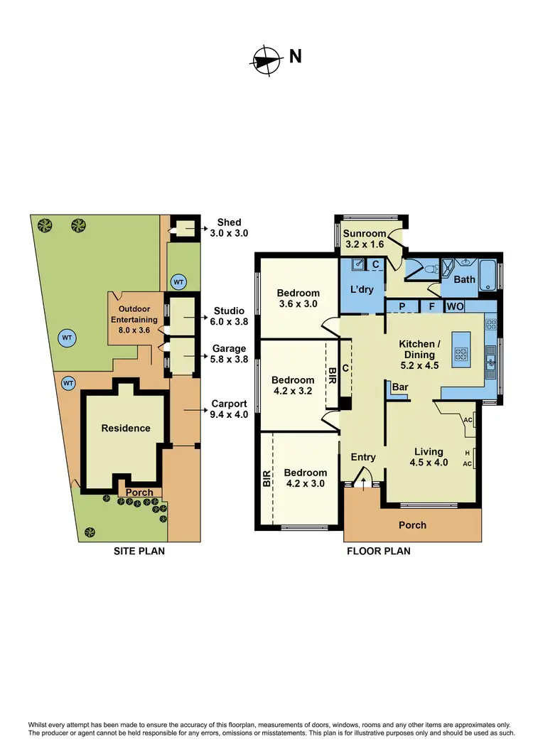 Floorplan of Homely house listing, 1 Houston Court, Brooklyn VIC 3012