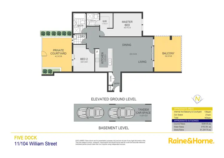Floorplan of Homely apartment listing, 11/104 William Street, Five Dock NSW 2046