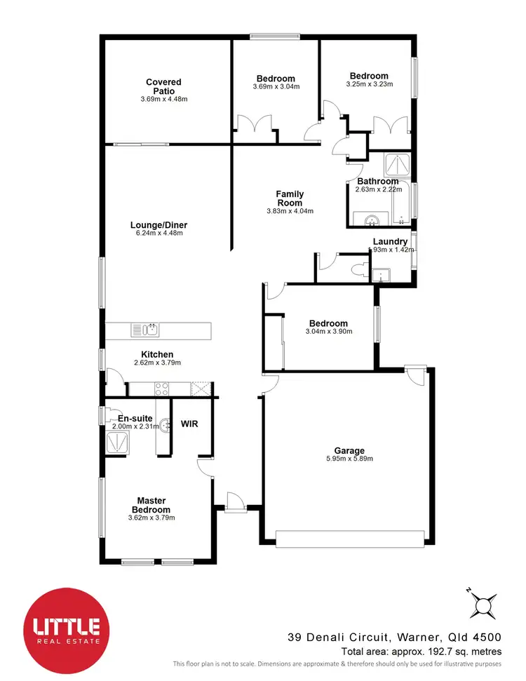 Floorplan of Homely house listing, 39 Denali Circuit, Warner QLD 4500