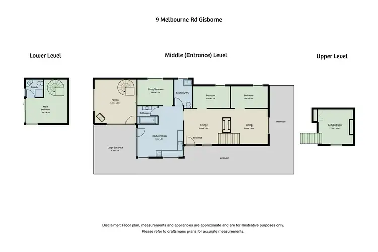 Floorplan of Homely house listing, 9 Melbourne Road, Gisborne VIC 3437