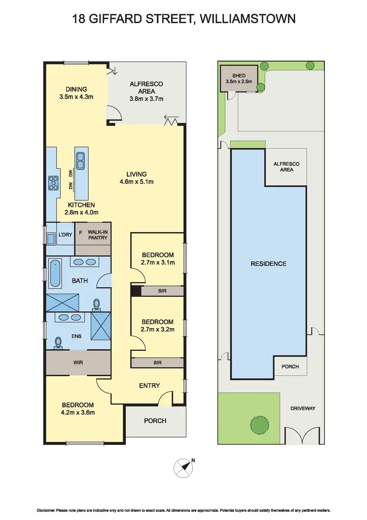 Floorplan of Homely house listing, 18 Giffard Street, Williamstown VIC 3016