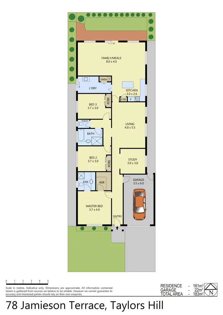 Floorplan of Homely house listing, 78 Jamieson Terrace, Taylors Hill VIC 3037
