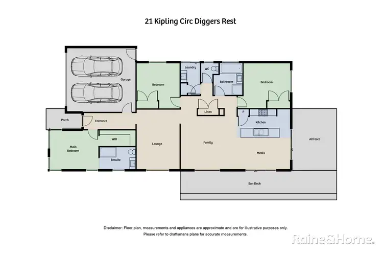 Floorplan of Homely house listing, 21 Kipling Circuit, Diggers Rest VIC 3427