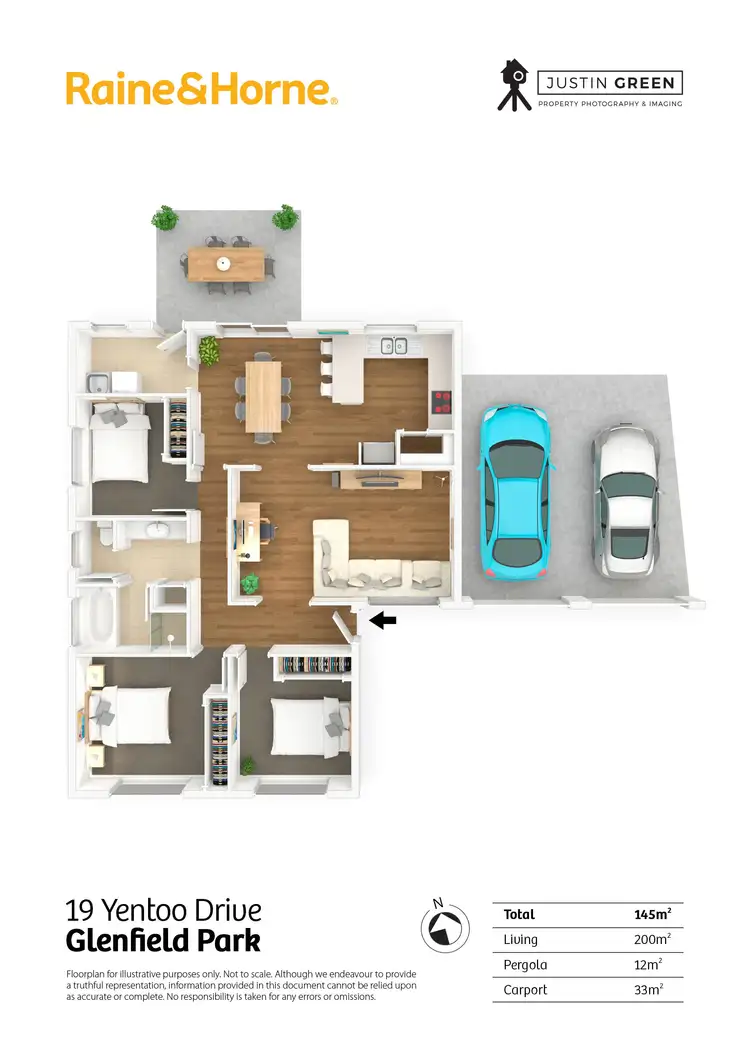 Floorplan of Homely house listing, 19 Yentoo Drive, Glenfield Park NSW 2650