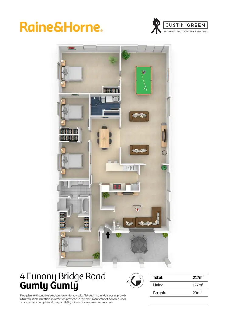 Floorplan of Homely house listing, 4 Eunony Bridge Road, Gumly Gumly NSW 2652