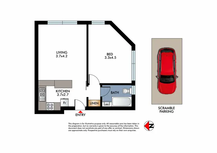 Floorplan of Homely apartment listing, 8/96 Onslow Street, Rose Bay NSW 2029