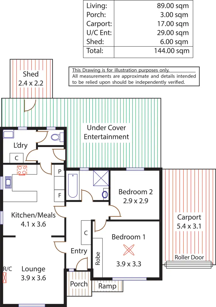 Floorplan of Homely unit listing, 8/1 Hazel Road, Salisbury East SA 5109