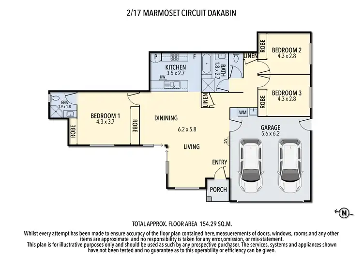 Floorplan of Homely house listing, 2/17 Marmoset Circuit, Dakabin QLD 4503