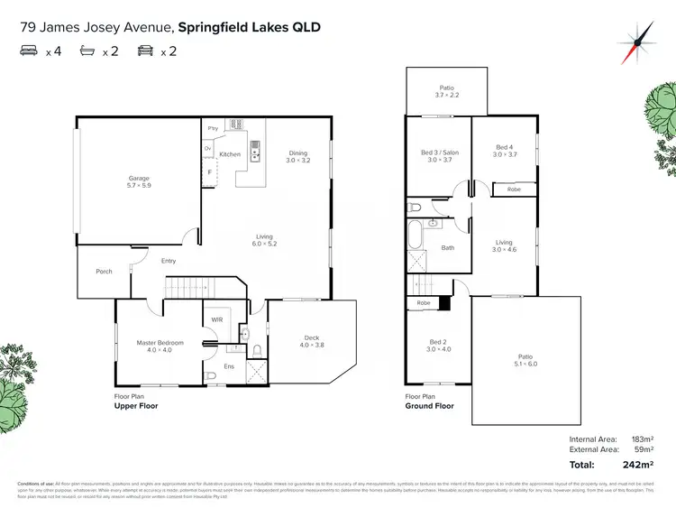 Floorplan of Homely house listing, 79 James Josey Avenue, Springfield Lakes QLD 4300