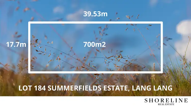 Floorplan of Homely land listing, Lot 184 Summerfields Estate, Lang Lang VIC 3984