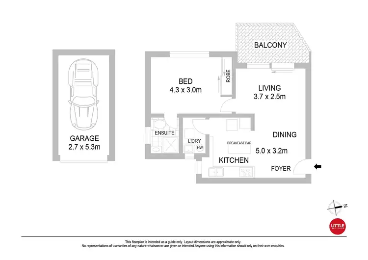 Floorplan of Homely apartment listing, 12/7 Denham Street, Bondi NSW 2026