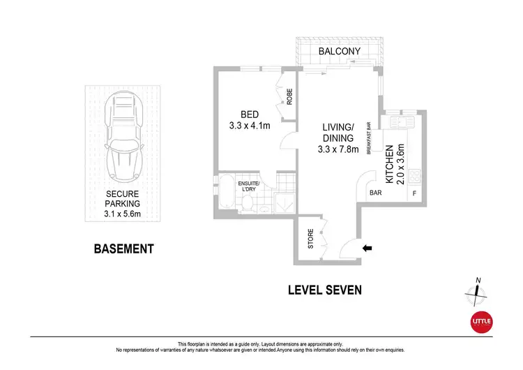 Floorplan of Homely house listing, 7c/337 Bronte Road, Bronte NSW 2024