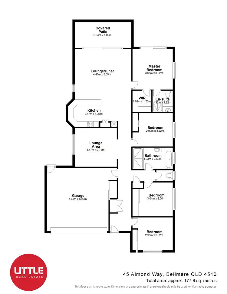 Floorplan of Homely house listing, 45 Almond Way, Bellmere QLD 4510