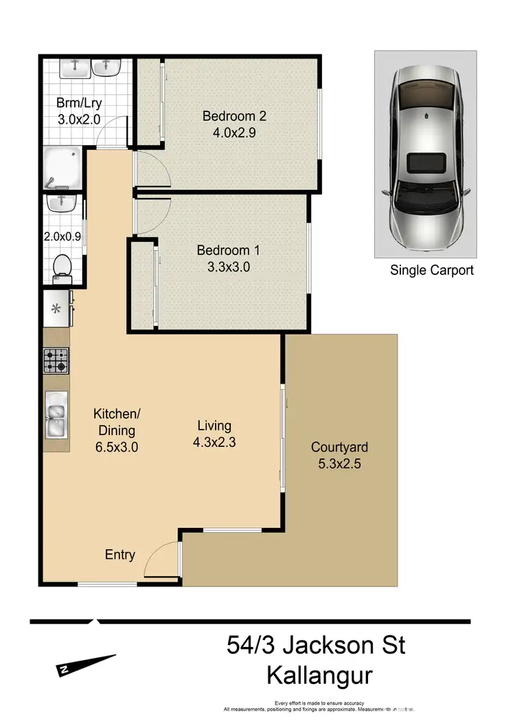 Floorplan of Homely house listing, 54/3 Jackson st, Kallangur QLD 4503