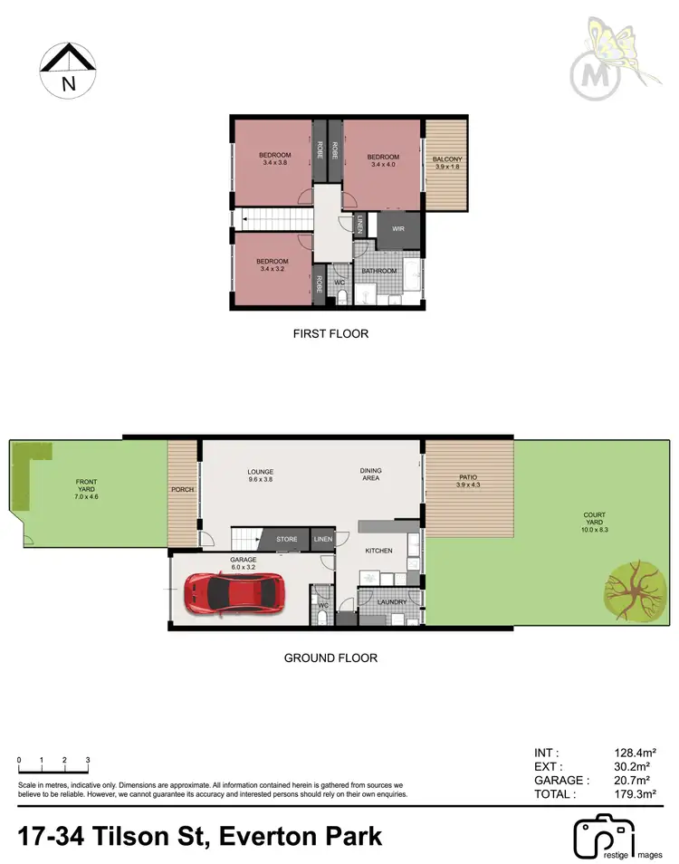 Floorplan of Homely townhouse listing, 17/34 Tilson Street, Everton Park QLD 4053