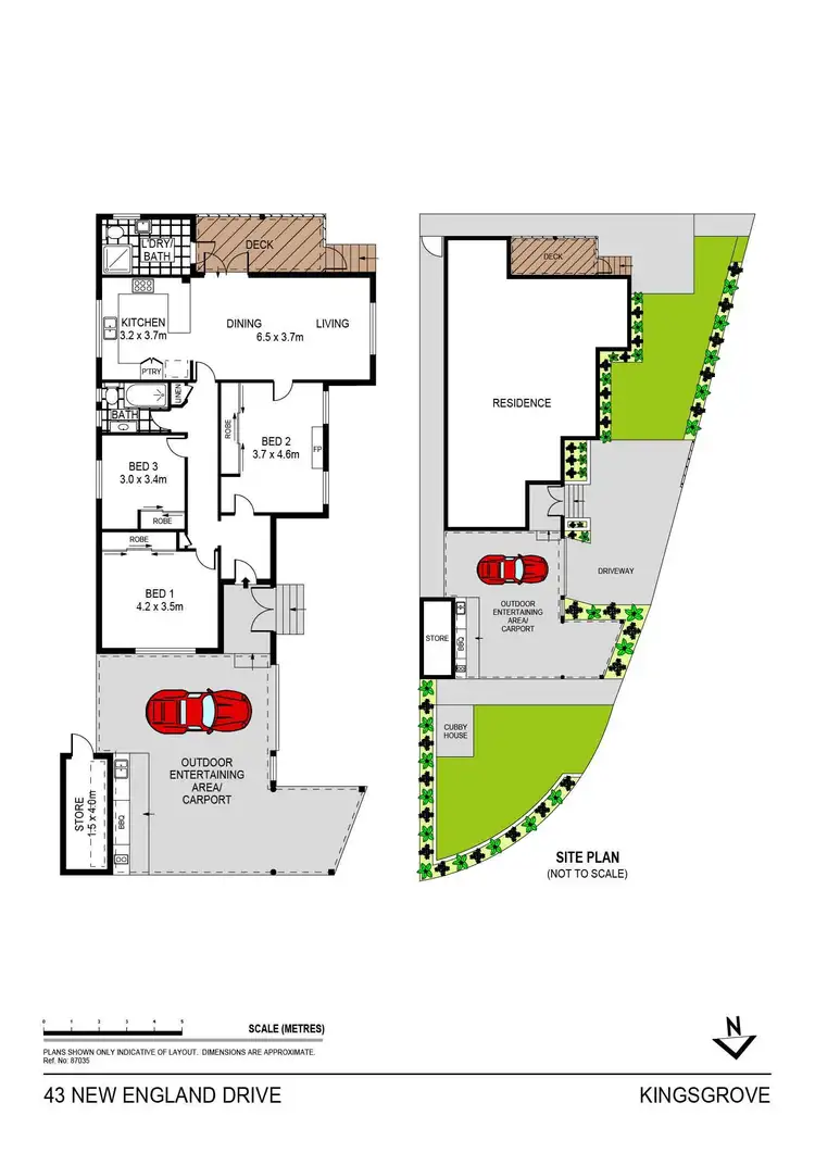 Floorplan of Homely house listing, 43 New England Drive, Kingsgrove NSW 2208