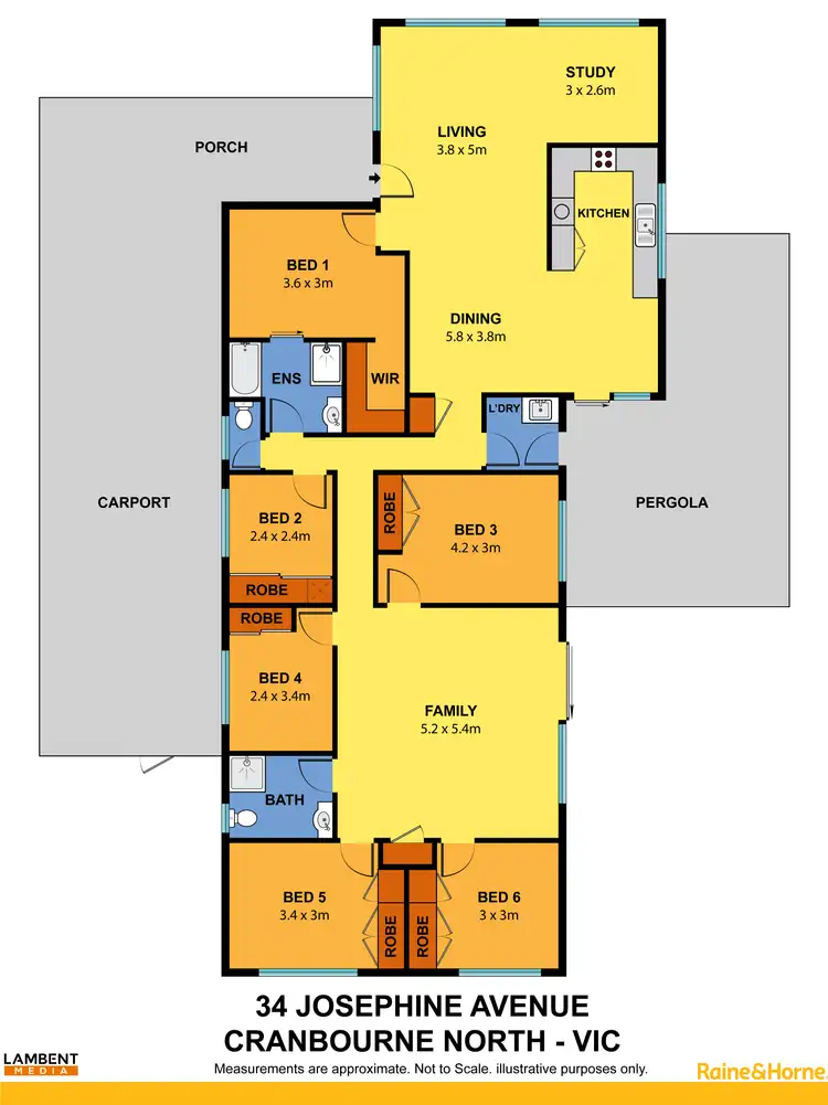 Floorplan of Homely house listing, 34 Josephine Avenue, Cranbourne North VIC 3977