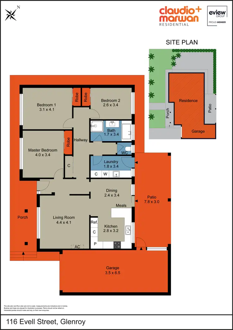 Floorplan of Homely house listing, 116 Evell Street, Glenroy VIC 3046